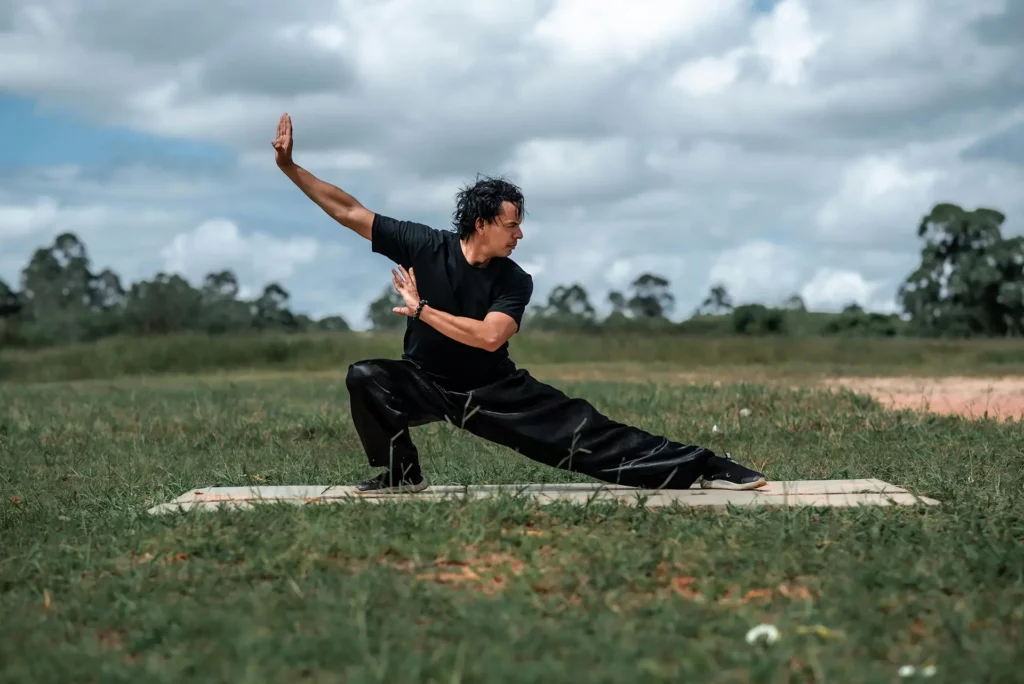 Man practising Tai Chi