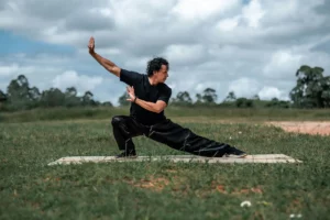 Man practising Tai Chi