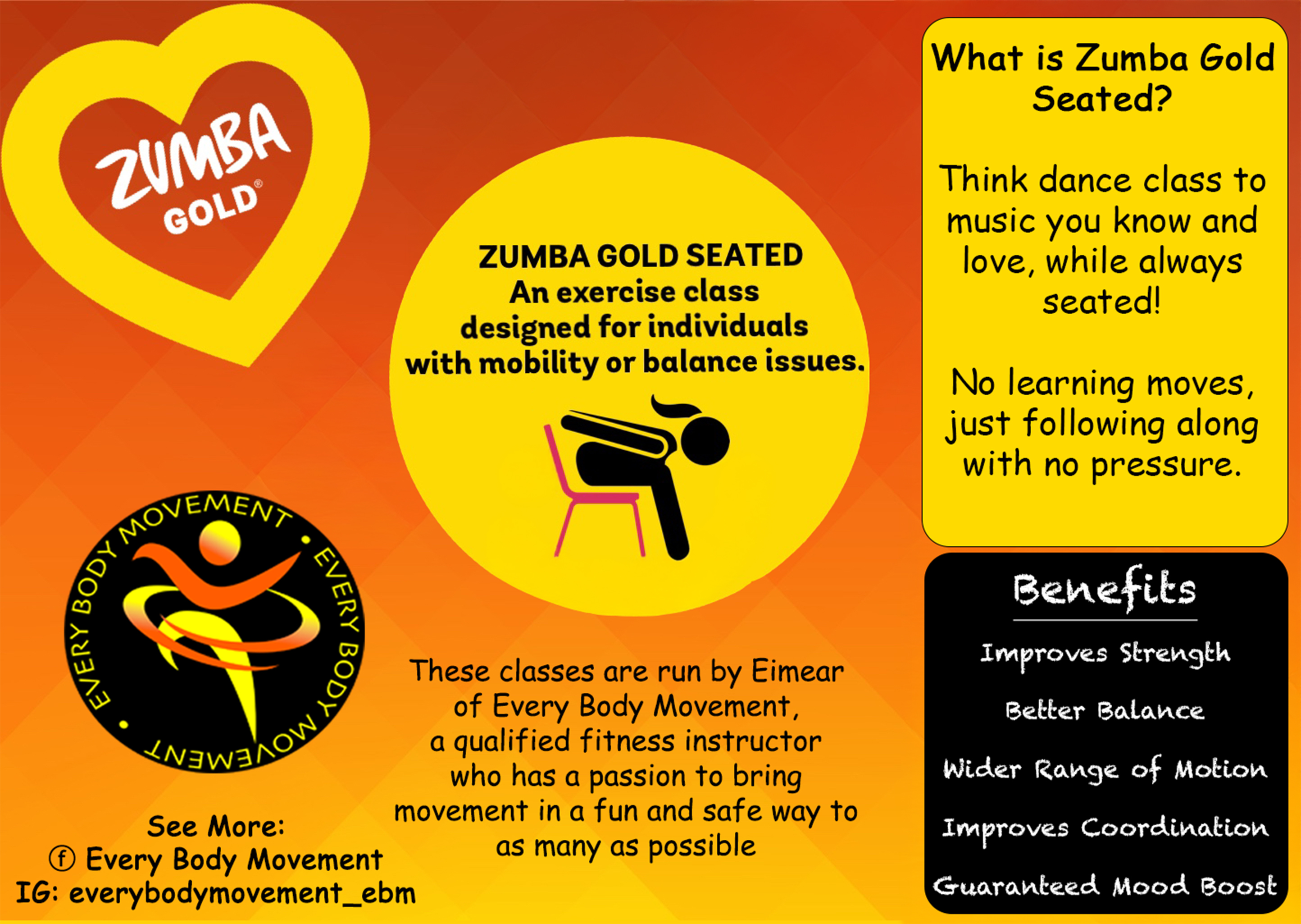 Gold Seated Zumba Library2026