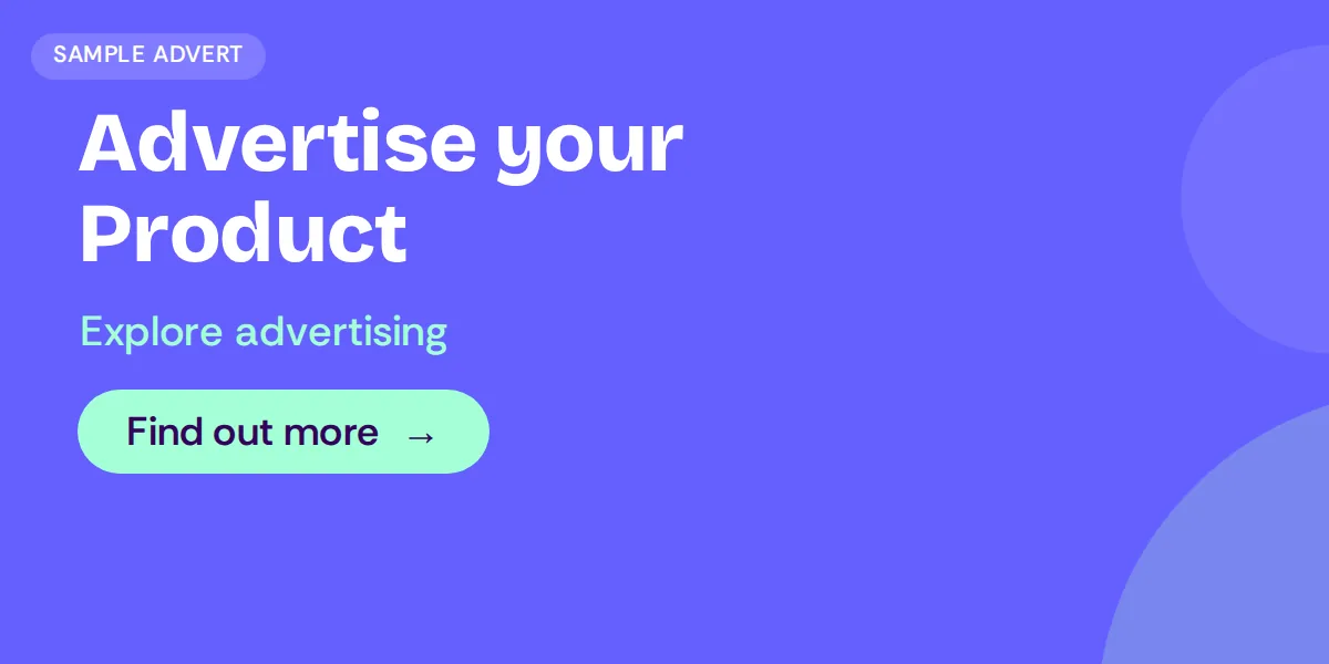 SAMPLE – Advertise your Product